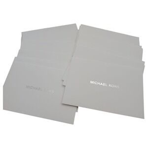 10 sets Michael‎ Kors Thank You Card White Note Cards